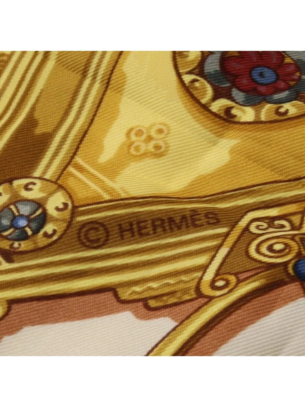 Hermes Scarf Carre 90 Parures Des Sables Silk